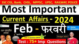 Current Affairs February 2024  Important current affairs 2024  Current Affairs Quiz  Akshay sir [upl. by Lalitta282]