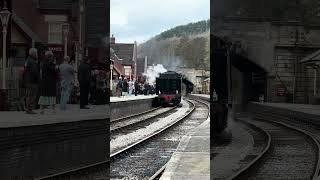 S160 6046 Churnet Valley Railway heritagerailway steam steamrailway cvr shorts train [upl. by Secor235]