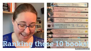 Ranking the 10 Georgette Heyer Books I Have Read [upl. by Emixam555]