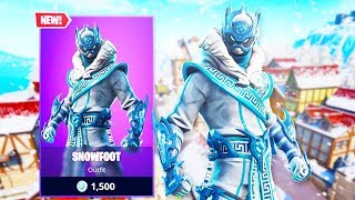 The New SNOWFOOT SKIN in Fortnite [upl. by Ophelia681]