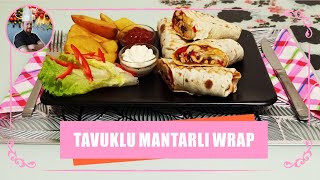 LEZZET ŞÖLENİ TAVUKLU MANTARLI WRAP Yemek Tarifleri [upl. by Jeffcott]