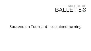 How to Pronounce Ballet Terms  Soutenu en Tournant [upl. by Close]