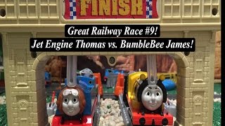 Thomas amp Friends Great Railway RaceBumbleBee James vs JetEngine Thomas [upl. by Ervin]