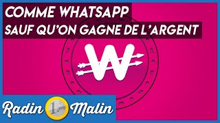 WowApp une appli comme WhatsApp sauf quon gagne de largent 🤑📱 [upl. by Kreiker]