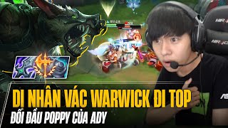 DỊ NHÂN THÁCH ĐẤU HÀN VÁC WARWICK ĐI TOP GẶP NGAY KÈO TỦ POPPY CỦA ADY VÀ CÁI KẾT [upl. by Flory]