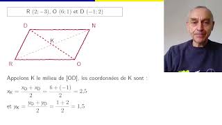 Trouver le 4ème point dun parallélogramme [upl. by Filahk]