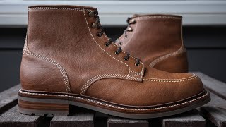 The Caswell Boot Company  Stanton Moc Toe Review  Style Comfort and Value in a USArun Shoe Brand [upl. by Adnwahsat391]