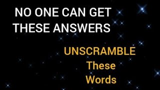 unscramble these jumble words only the genius can do it [upl. by Clementina693]