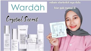 Review WARDAH CRYSTAL SECRET starterkit  60rb an doang wangi banget [upl. by Waki220]