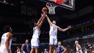 Oklahoma City Thunder Top Plays vs Maccabi Raanana  NBA Preseason  October 9 2022 [upl. by Ataynek]