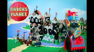 Black Knights Castle 6086 LEGO  Stop Motion Review [upl. by Nahguav]