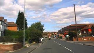 Driving Along Tolladine Road B4637 Worcester Worcestershire England 5th August 2011 [upl. by Charo]