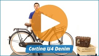 Cortina U4 Denim  Transportfiets [upl. by Repsaj]