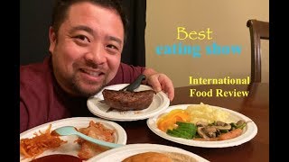 KOREAN MEXICAN AMERICAN EATING SHOW FOR AMAZING MUKBANG 스테이크 맛있게 먹는 법 먹방 [upl. by Inan148]