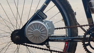 How to Make 25 KMh High Speed PMDC Motor Electric Bike [upl. by Holleran]