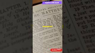 The Gospel of Matthew shorts gospelofmathew mathews sharethegospel divinescripture facts [upl. by Kcirddahc749]