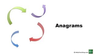 Vocabulary Lesson What is an Anagram [upl. by Paschasia920]