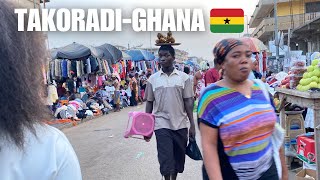 Christmas Tour In TakoradiGhana 2023🇬🇭 Real Life Scenes [upl. by Oiznun]