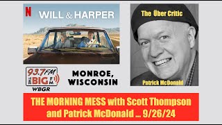 WILL amp HARPER 2024 Film Review on WBGRFM by Patrick McDonald September 26 2024 [upl. by Allmon]