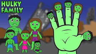 Hulky Finger Family Song [upl. by Hulbert]