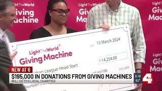 Local giving machines help provide for those in need [upl. by Folly]