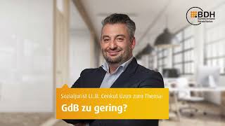 Einstufung beim quotGrad der Behinderungquot zu gering [upl. by Ycram]