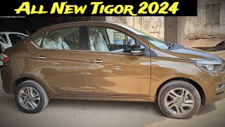 Finally 2024 New Tigor Is Here  New Features Upgraded  Best Class Safety Sedan [upl. by Nefets247]