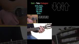 Soli  Toto Cutugno  Adriano Celentano  Accordi per Chitarra  Guitar Chords soli totocutugno [upl. by Yorgerg]