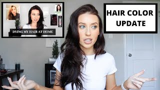 UPDATE DYING HAIR AT HOME  SEMIDEMI  CLAIROL NATURAL INSTINCTS  AFFORDABLE AT HOME BOX DYE [upl. by Adahs]