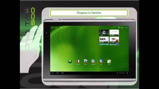 Iconia Tab A500  Réinitialisation materielle Hard Reset Français [upl. by Fulviah]