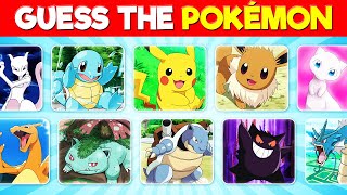 Guess the Pokemon Quiz  Guess 151 Pokemon Gen 1 [upl. by Rorry]