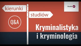 Kierunek kryminalistyka i kryminologia  program studiów praca zarobki [upl. by Estrellita]