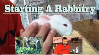 Starting A Rabbitry  Building Cages And Water System [upl. by Severn]