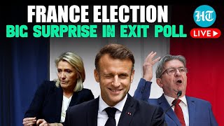 LIVE  France Election Surprise Left Alliance Leads Marine Le Pen 3rd After Macron  Exit Poll [upl. by Carolan]