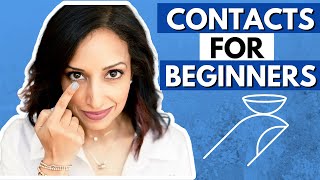 Contact Lens Tips for Beginners  Eye Doctor Explains [upl. by Wildon]