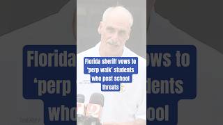 Volusia County Sheriff Mike Chitwood is fed up with school threats shorts florida news school [upl. by Dihsar]