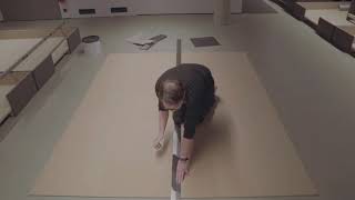 How to install a Moduleo vinyl Herringbone floor [upl. by Claybourne209]