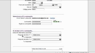 Cómo crear una cuenta de correo electrónico en Yahoo [upl. by Horick]