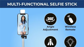 Kratos K2 Selfie Stick UsesFunction amp Charging Slot latestselfiesticks multifunctionalselfies [upl. by Eugine]