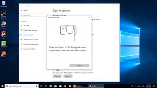 How to setup finger print lock in windows 10 using HP laptop [upl. by Nishi453]