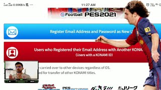 CARA UNLINK DATA ID KONAMI PES MOBILE  HOW TO UNLINK DATA KONAMI ID PES MOBILE [upl. by Isaac]