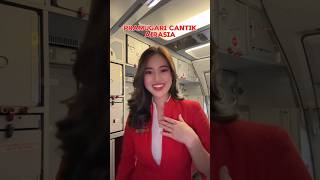 AirAsia crew so cute cabincrew flightattendant pramugari airport airasia aviation [upl. by Rye]