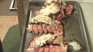 How to make Broiled Maine Lobster Tails Au Gratin [upl. by Enogitna327]