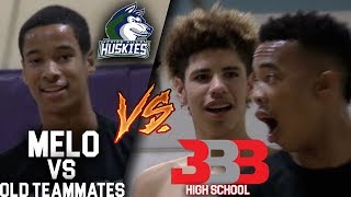 LaMelo Ball PLAYS vs OLD CHINO HILLS Teammates After Melo Retires from Chino Hills [upl. by Eillas]