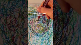 Somedays you have to scribble ink pen scribble draw art sketch YouTubeCreatorChallenge [upl. by Lolanthe508]