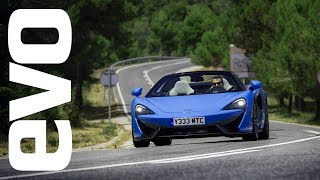 McLaren 570S Spider review  evo REVIEW [upl. by Alameda]