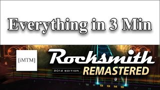 ROCKSMITH 2014 REMASTERED IN 3 MINUTES [upl. by Otrevogir]