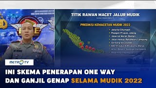 Catat Ini Skema Penerapan One Way dan Ganjil Genap selama Mudik Lebaran 2022 [upl. by Berk856]