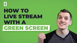 How to Live Stream with a Green Screen OBS Tutorial [upl. by Egarton]