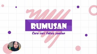 RUMUSAN  CARA CARI FOKUS SOALAN SPM2021 [upl. by Allemahs]